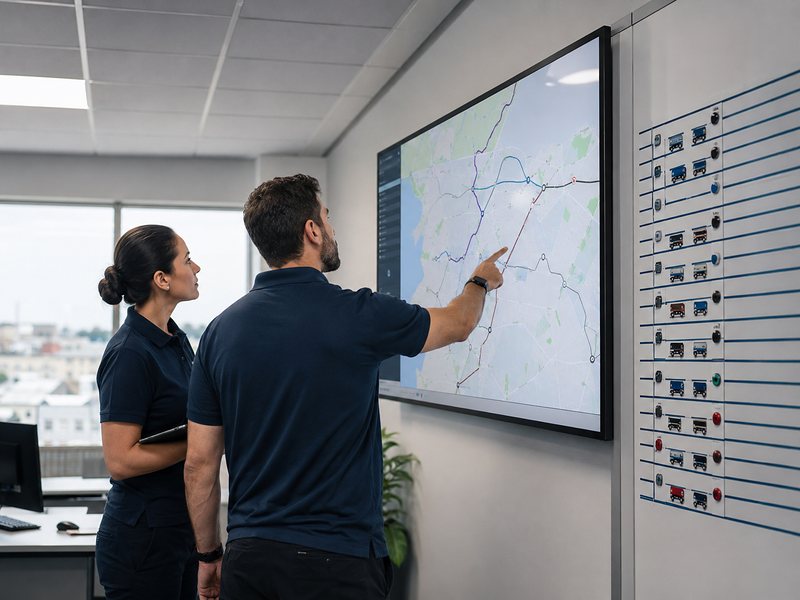 Planificación de rutas y asignación de equipos